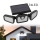 Lampa solara tripla split, senzor de de miscare, 15 W, IP65, 1200 mAh