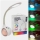 Lampa flexibila de birou Platinet PDL20, touchbar control culoare, 7W, 5500K