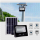 Proiector solar 125 LED, putere 80 W, cu panou solar si telecomanda