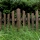 Gard decorativ gradina, 29,5x36 cm, Bronz, set 4 bucati