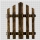 Gard decorativ gradina, 29,5x36 cm, Bronz, set 4 bucati