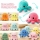 Set 5 x Caracatita reversibila din plus, fata fericita si fata trista