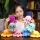 Set 5 x Caracatita reversibila din plus, fata fericita si fata trista