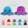 Set 5 x Caracatita reversibila din plus, fata fericita si fata trista
