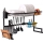 Scurgator de vase deasupra chiuvetei, 85 x 32 x 52 cm, Negru