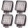 Set 4 proiectoare 16 LED 48W auto OFF-ROAD, IP 67