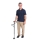Baston de sprijin cu 2 manere Get Up. Reglabil. Pliabil. Lanterna 3 led.