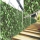 Gard artificial cu frunze verzi, 100 x 250 cm