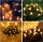 Instalatie solara cu 30 albinute LED, interior-exterior, senzor miscare
