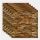 Set 5 x Tapet adeziv caramida - piatra maro, 77 x 70 cm, spuma, AC-001