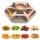 Cutie depozitare snacks/dulciuri, 6 compartimente