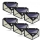 Set 6 x Lampa 100 LED cu panou solar, senzor de miscare