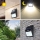 Set 4 x Lampa solara 80 LED, senzor miscare, 500 LM