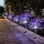 Lampa solara artificii cu suport metalic, 120 LED, multicolor