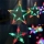 Instalatie Craciun - perdea luminoasa ploaie 12 stele