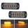 Set 2 x Stroboscop 12 LED, lumina portocalie