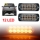 Set 2 x Stroboscop 12 LED, lumina portocalie