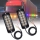 Set 2 x Stroboscop 12 LED, lumina portocalie