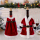 Set 2 huse festive pentru sticla de vin, decoratiune de Craciun