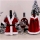 Set 2 huse festive pentru sticla de vin, decoratiune de Craciun