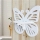 Set 2 x Etajera de perete, model fluture, 28 x 35 cm