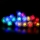 Instalatie solara 50 LED trandafiri, multicolor