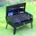 Gratar pliabil de gradina cu accesorii BBQ incluse