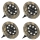 Set 8 lampi solare cu aspect de piatra, 8 LED