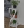 Etajera cu 3 polite, 30 x 85 cm, Alb