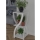 Etajera cu 3 polite, 30 x 85 cm, Alb