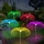 Set 3 x Lampa solara tip meduza, fibra optica LED RGB