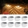 Set 3 x Lampa solara exterior, 6 LED, senzor, lumina rece, Alb