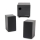 Boxe cu amplificator si cutie difuzoare din lemn, 2.1, 2x3W, Negre