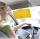 Parasolar auto HD cu functie dubla zi / noapte - util in timpul condusului