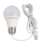 Set 2 x bec cu LED lumina calda, alimentare la USB, 5W, lungime cablu 2.5 metri
