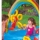 Piscina gonflabila cu tobogan 2.95 x 1.90 x 1.35 M, Intex Rainbow