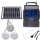 Kit solar GD8086 Antena TV Radio FM USB MP3 si 3 becuri
