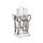 Set tacamuri 24 piese cu suport inox Bohmann BH-5625