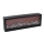 Felinar decorativ tip semineu, 60 x 10 x 20 cm, Negru