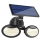 Lampa solara dubla 56 LED cu senzor de miscare