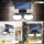 Lampa solara dubla 56 LED cu senzor de miscare