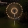 Set 2 x lampa solara artificii cu suport metalic, 90 LED