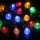 Instalatie solara LED 30 globulete multicolore