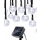 Instalatie solara LED 30 globulete multicolore
