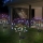 Set 2 x lampa solara artificii cu suport metalic, 90 LED, multicolor