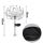 Set 2 x lampa solara artificii cu suport metalic, 90 LED, multicolor