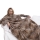 Patura pufoasa cu maneci Snuggie Animal Print