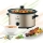 Slow Cooker Heinner HSCK-C35CR, 3.5 L, 135 W, 2 setari temperatura, Auriu