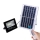 Proiector LED exterior 40W alb rece cu panou solar, Solar Light IP 66