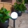 Set 2 x lampa solara, H 34 cm, senzor de lumina